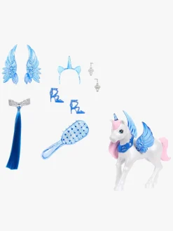 Dukker & Bamser-Barbie Sapphire Dukke med Blåt Hår & Enhjørning