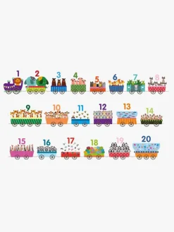 Spil & Puslespil-BarboToys Barbo Toys 123 Puslespil Tog med Dyr 20 Brikker