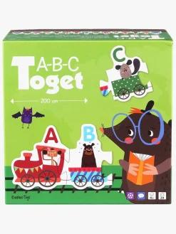 Spil & Puslespil-BarboToys Barbo Toys ABC Puslespil Tog med Dyr 29 Brikker