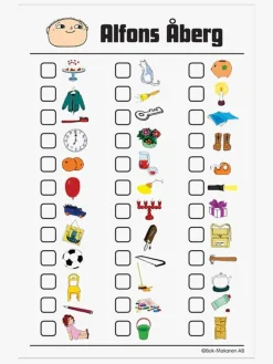 Spil & Puslespil-Alfonsberg Barbo Toys Alfons Åberg Kig & Husk