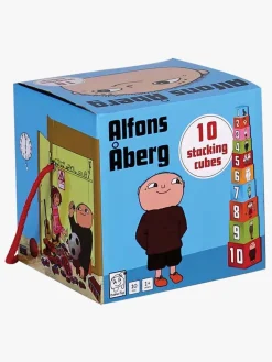 Babylegetøj-Alfonsberg Barbo Toys Alfons Åberg Stableklodser 10 Stk.