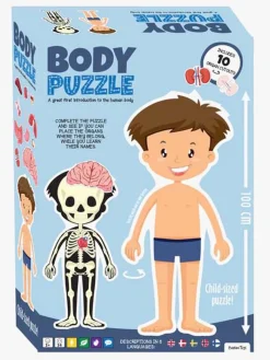 Spil & Puslespil-BarboToys Barbo Toys Body Puslespil Dreng 36 Brikker Blå