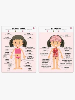 Spil & Puslespil|Lærerig Leg-BarboToys Barbo Toys Body Puslespil Pige 36 Brikker Lyserød