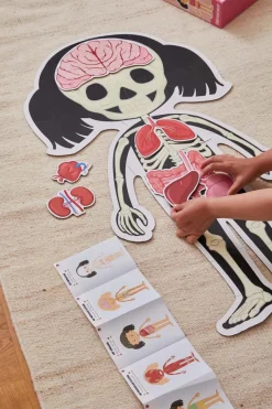 Spil & Puslespil|Lærerig Leg-BarboToys Barbo Toys Body Puslespil Pige 36 Brikker Lyserød