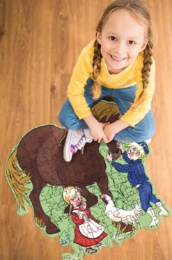 Spil & Puslespil-EmilILonneberga Barbo Toys Emil Fra Lønneberg Puslespil 86 Brikker