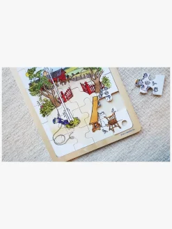 Spil & Puslespil-EmilILonneberga Barbo Toys Emil Fra Lønneberg Puslespil - Træ 24 Brikker