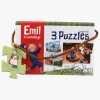 Spil & Puslespil-BarboToys Barbo Toys Emil Fra Lønneberg Puslespil 3-i-1