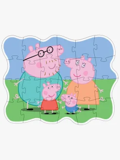 Spil & Puslespil-PeppaPig Barbo Toys Gurli Gris Familie Puslespil 24 Brikker