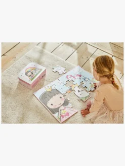 Spil & Puslespil-BarboToys Barbo Toys Lillie & Ellie Kuffert med Gulvpuslespil 24 Brikker