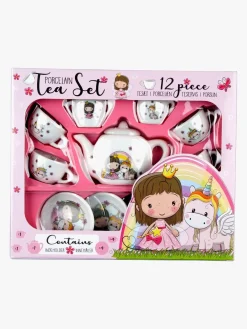 Rolleleg-BarboToys Barbo Toys Lillie & Ellie Teservice i Porcelæn 12 Brikker