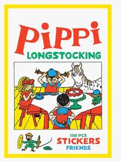 Kreativt Legetøj-PippiLangstrump Barbo Toys Pippi Langstrømpe Klistermærker Venner 130 Stk.