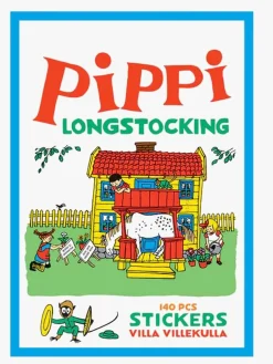 Kreativt Legetøj-PippiLangstrump Barbo Toys Pippi Langstrømpe Klistermærker Villa Villekulla 140 Stk.