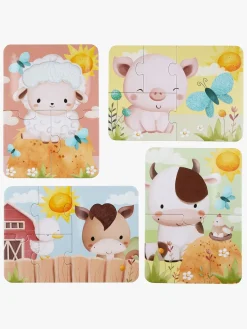 Spil & Puslespil-BarboToys Barbo Toys  Rør og føl Puslespil Bondegårdsvenner 4-i-1