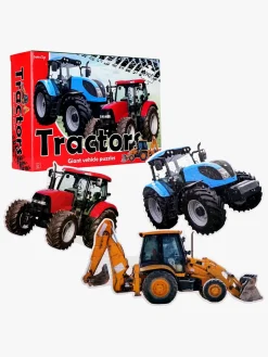 Spil & Puslespil-BarboToys Barbo Toys Stor Gulvpuslespil Traktor 3-i-1