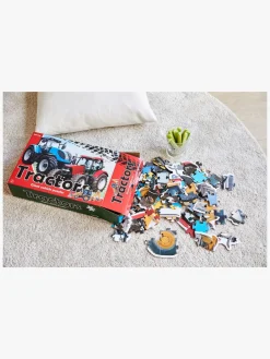 Spil & Puslespil-BarboToys Barbo Toys Stor Gulvpuslespil Traktor 3-i-1