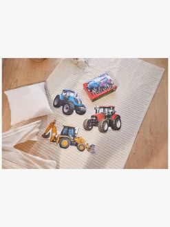 Spil & Puslespil-BarboToys Barbo Toys Stor Gulvpuslespil Traktor 3-i-1