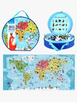 Lærerig Leg-BarboToys Barbo Toys  Vores Store Puslespil Verden 200 Brikker