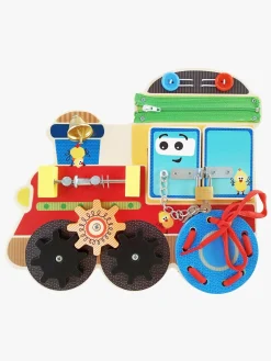 Babylegetøj-BarboToys Barbo Toys Wacky Wonders Aktivitetstavle Tog