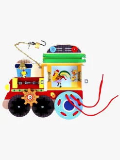 Babylegetøj-BarboToys Barbo Toys Wacky Wonders Aktivitetstavle Tog