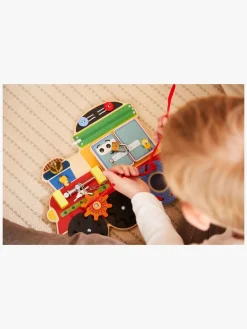 Babylegetøj-BarboToys Barbo Toys Wacky Wonders Aktivitetstavle Tog
