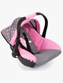 Dukker & Bamser-BayerDesign Bayer Design Autostol Dukke Lyserød/Grå