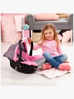 Dukker & Bamser-BayerDesign Bayer Design Autostol Dukke Lyserød/Grå