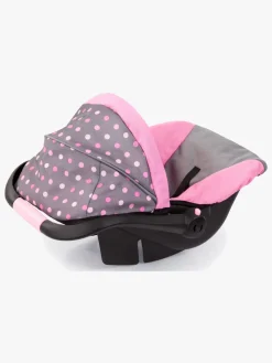 Dukker & Bamser-BayerDesign Bayer Design Autostol Dukke Lyserød/Grå