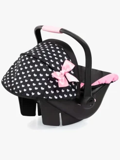 Dukker & Bamser-BayerDesign Bayer Design Autostol med Kaleche, Sort/Lyserød Sort/Lyserød