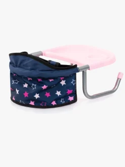 Dukker & Bamser-BayerDesign Bayer Design Babystol til Bord med Bakke, Blå/Pink