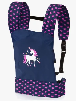 Dukker & Bamser-BayerDesign Bayer Design Bæresele til Dukke, Blå Blå/Lyserød