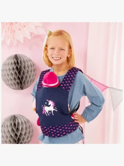 Dukker & Bamser-BayerDesign Bayer Design Bæresele til Dukke, Blå Blå/Lyserød