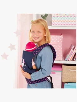 Dukker & Bamser-BayerDesign Bayer Design Bæresele til Dukke, Blå Blå/Lyserød