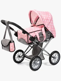 Dukker & Bamser-BayerDesign Bayer Design Combi Dukkevogn City, Grå/Lyserød