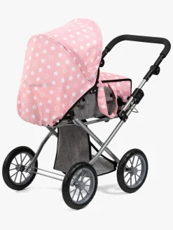 Dukker & Bamser-BayerDesign Bayer Design Combi Dukkevogn City, Grå/Lyserød