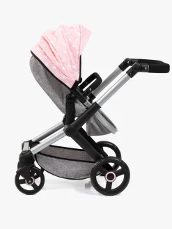 Dukker & Bamser-BayerDesign Bayer Design Combi Dukkevogn Xeo Sæt, Soft Pink Lyserød