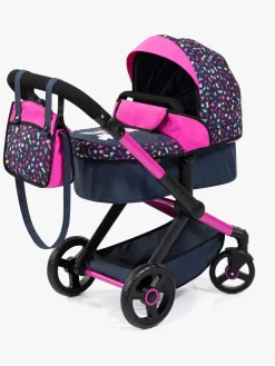 Dukker & Bamser-BayerDesign Bayer Design Combi Dukkevogn Xeo Delux Sæt, Dark Blue Blå