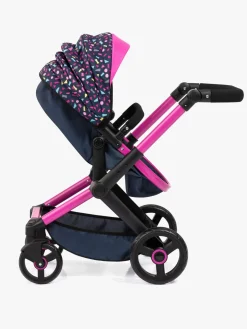 Dukker & Bamser-BayerDesign Bayer Design Combi Dukkevogn Xeo Delux Sæt, Dark Blue Blå