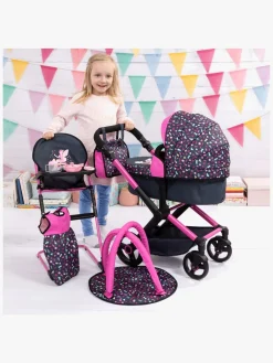 Dukker & Bamser-BayerDesign Bayer Design Combi Dukkevogn Xeo Delux Sæt, Dark Blue Blå