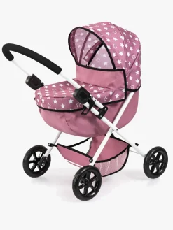 Dukker & Bamser-BayerDesign Bayer Design Cosy Sæt Dukkevogn, Pink Lyserød