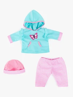 Dukker & Bamser-BayerDesign Bayer Design Deluxe Dukketøj Butterfly 38 cm Lyserød/Blå