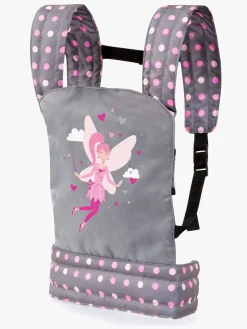 Dukker & Bamser-BayerDesign Bayer Design Dukkebæresele Deluxe, Grå/Lyserød