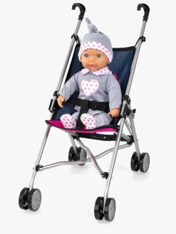 Dukker & Bamser-BayerDesign Bayer Design Dukkeklapvogn, Blå