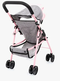 Dukker & Bamser-BayerDesign Bayer Design Dukkeklapvogn med Kaleche, Grå