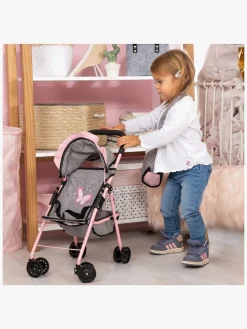 Dukker & Bamser-BayerDesign Bayer Design Dukkeklapvogn med Kaleche, Grå