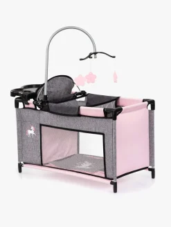 Dukker & Bamser-BayerDesign Bayer Design Dukkeseng Multi Enhjørning Grå/Lyserød