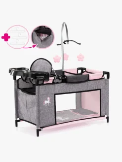 Dukker & Bamser-BayerDesign Bayer Design Dukkeseng Multi Enhjørning Grå/Lyserød