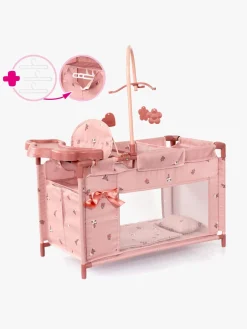 Dukker & Bamser-BayerDesign Bayer Design Dukkeseng Multi, Blomster Lyserød