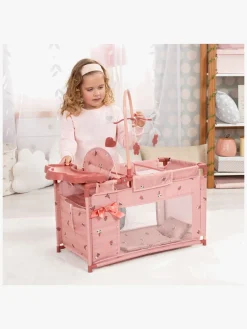 Dukker & Bamser-BayerDesign Bayer Design Dukkeseng Multi, Blomster Lyserød