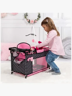 Dukker & Bamser-BayerDesign Bayer Design Dukkeseng Multi, Sort/Lyserød Sort/Lyserød