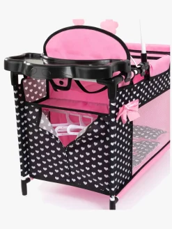 Dukker & Bamser-BayerDesign Bayer Design Dukkeseng Multi, Sort/Lyserød Sort/Lyserød